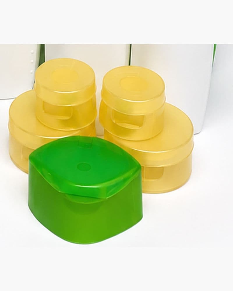 Tutup flip-top dan closure hasil injection molding