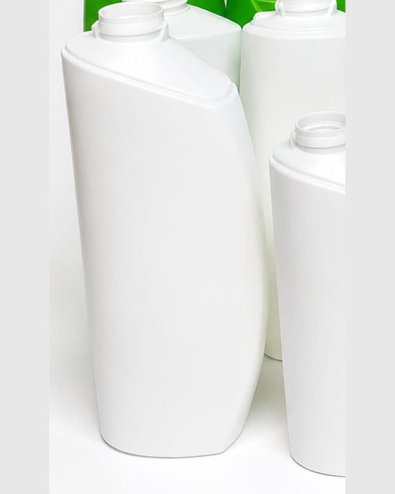 Botol perawatan tubuh HDPE putih