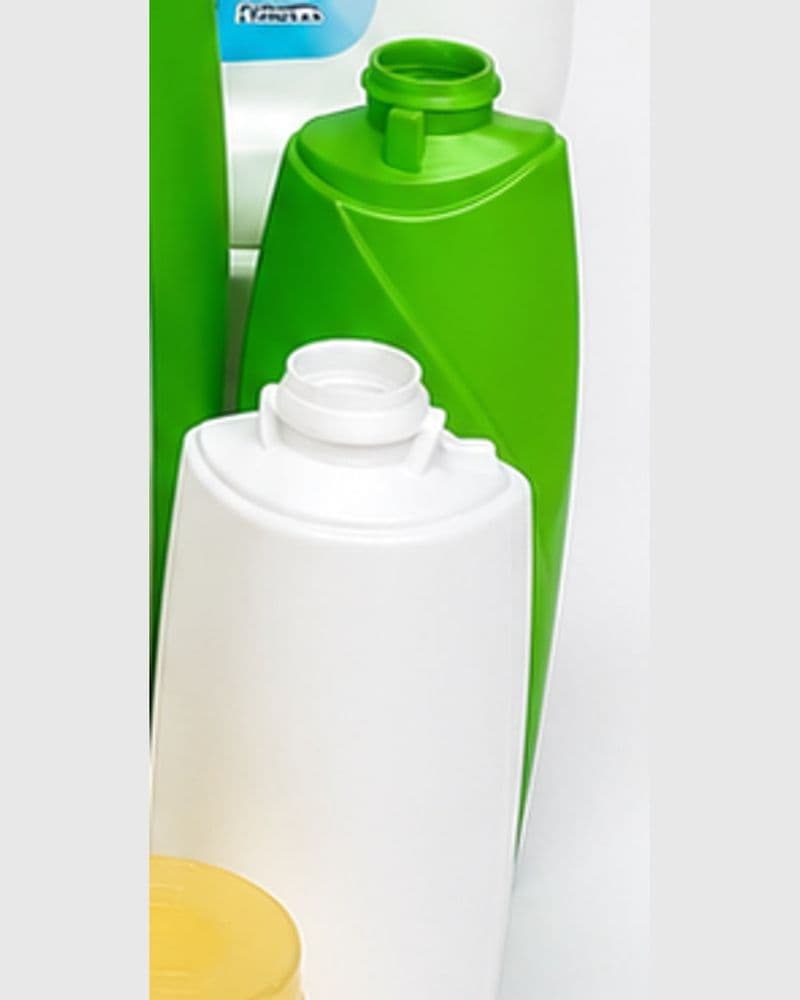 Botol perawatan tubuh HDPE berwarna