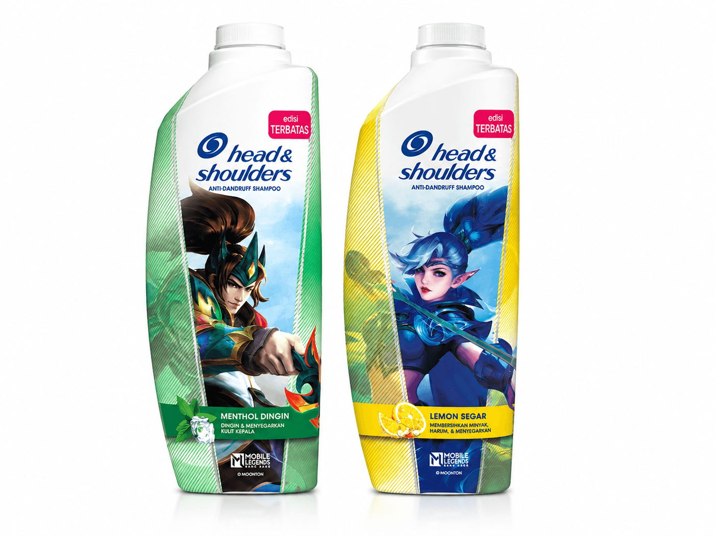 Botol Polos dengan Dekorasi Label
