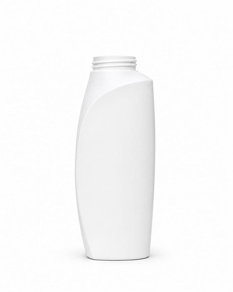 Botol HDPE oval pipih 200 ml